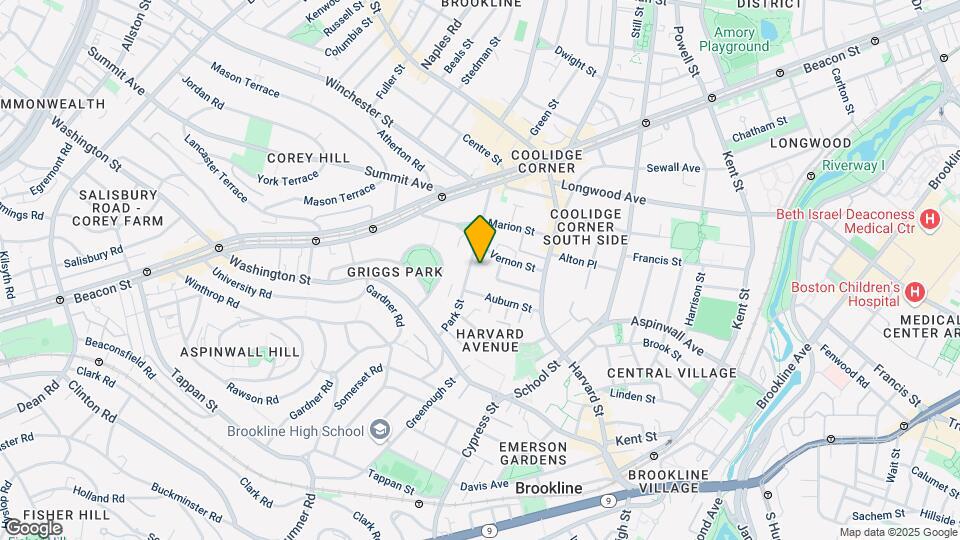 67 Park St, Unit 3 Map and Location Details