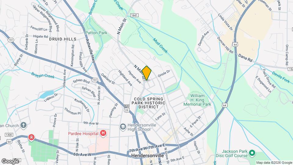 606 Ray Ave Map and Location Details