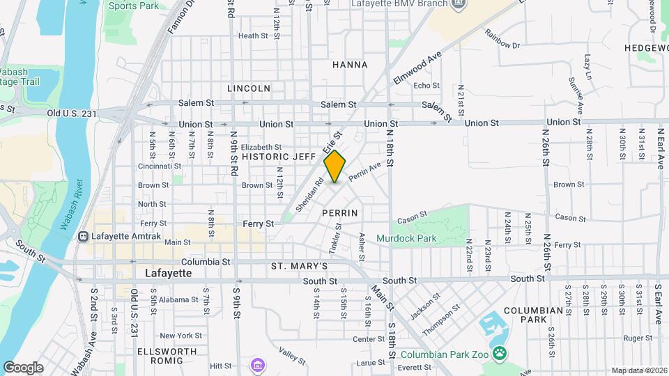 509 Perrin Ave Map and Location Details