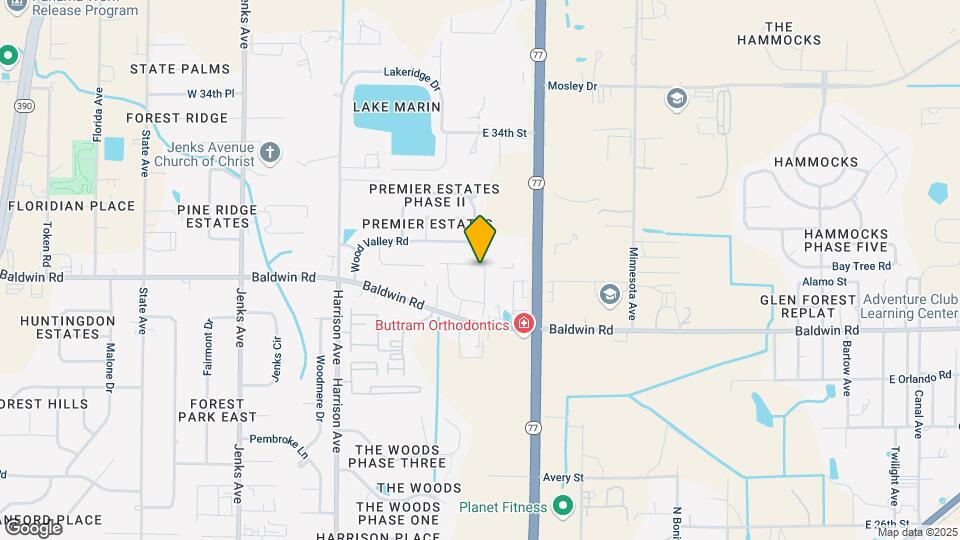 1001 Baldwin Rowe Cir Mapa y Detalles de la Ubicación