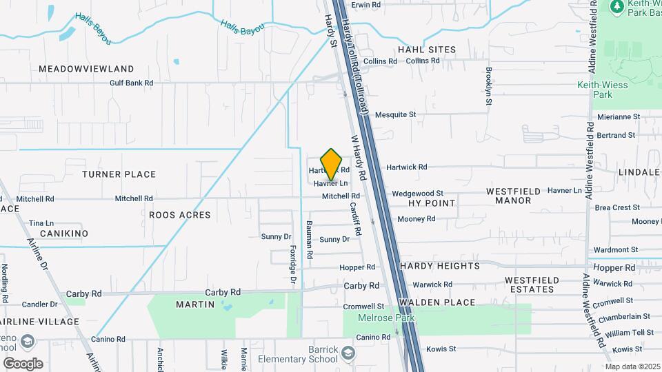 1226 Havner Ln Map and Location Details