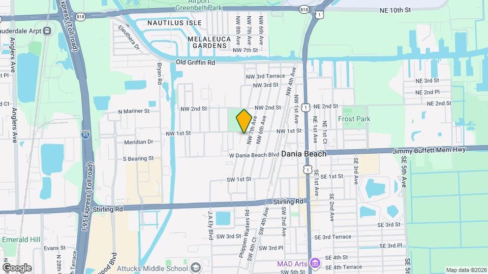 50 NW 8th Ave Map and Location Details