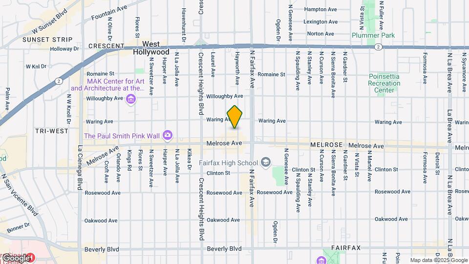 725 Hayworth Ave-Unit -6A Map and Location Details
