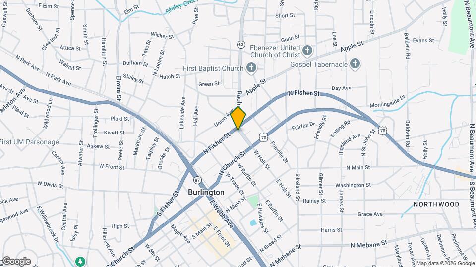 330 W Holt St Mapa y Detalles de la Ubicación