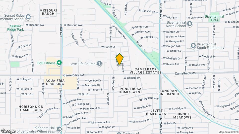 5119 N 78th Dr Map and Location Details