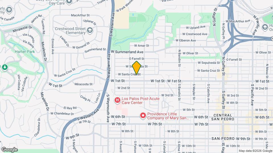 1355 W Santa Cruz St Map and Location Details