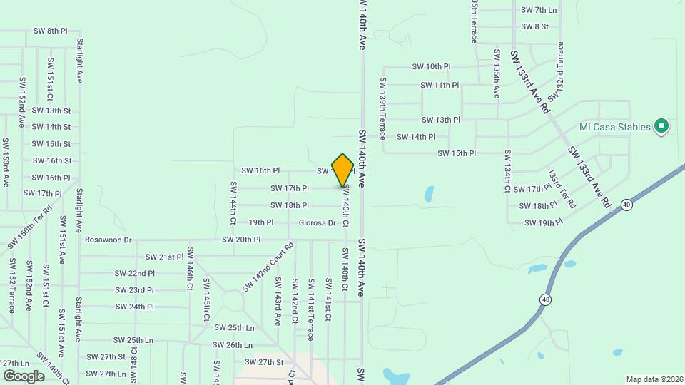 14070 SW 17th Pl Map and Location Details