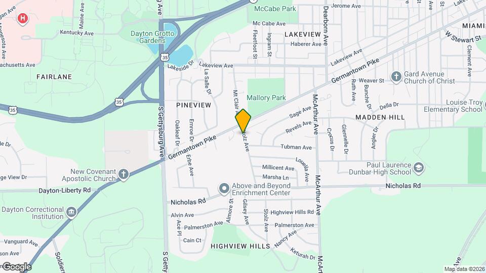 929 Stolz Ave Map and Location Details