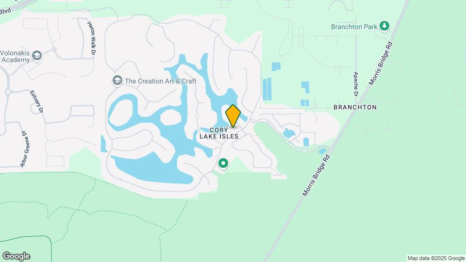 10411 Cory Lake Dr Map and Location Details