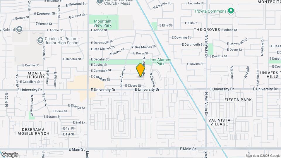 3144 E Caballero St Mapa y Detalles de la Ubicación