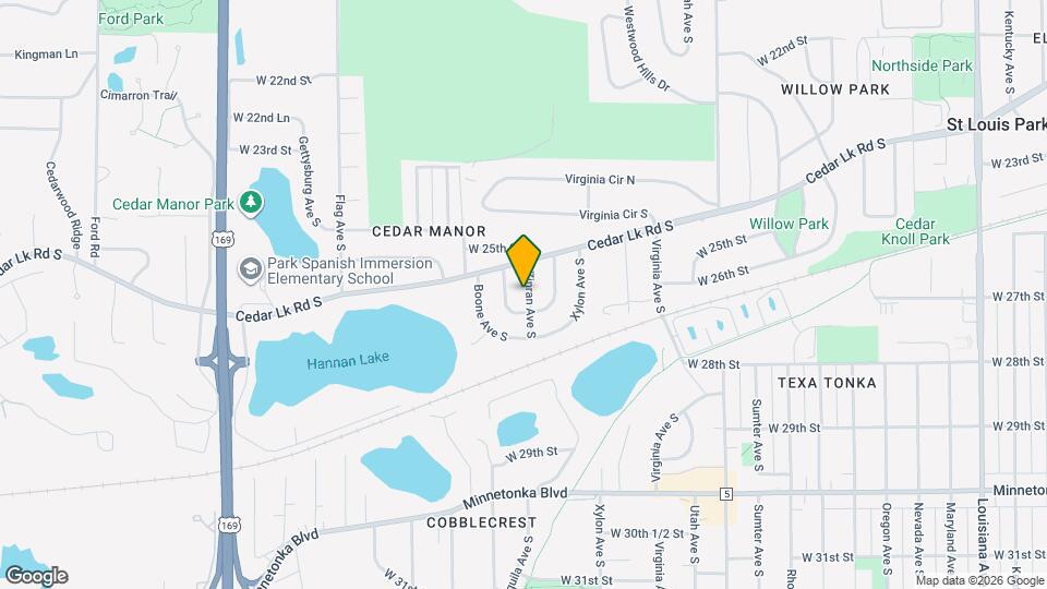 2530 Zinran Ave S Mapa y Detalles de la Ubicación