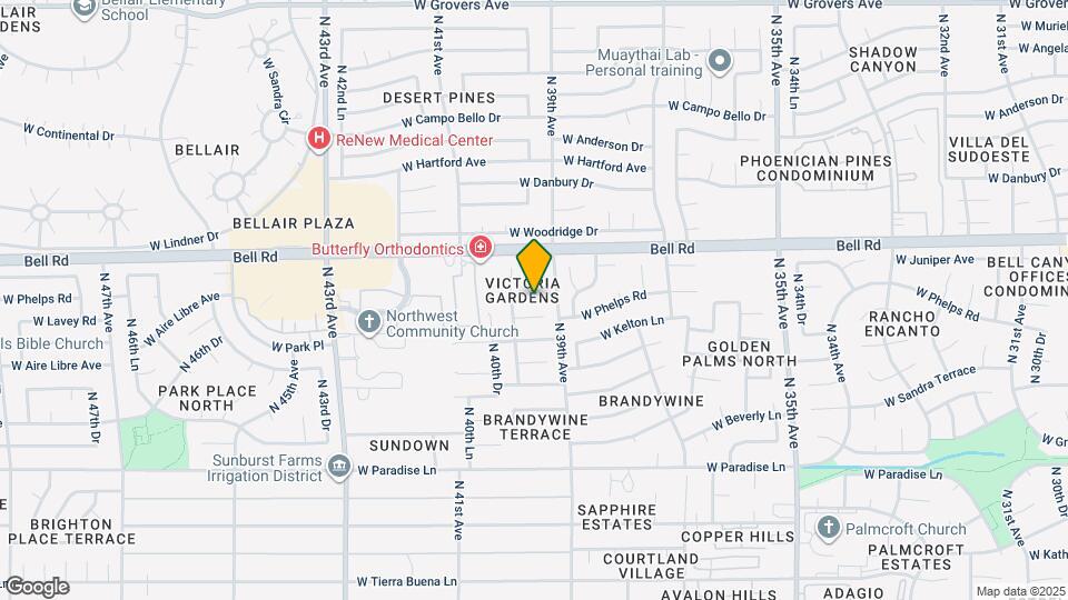 3917 W Juniper Ave Map and Location Details