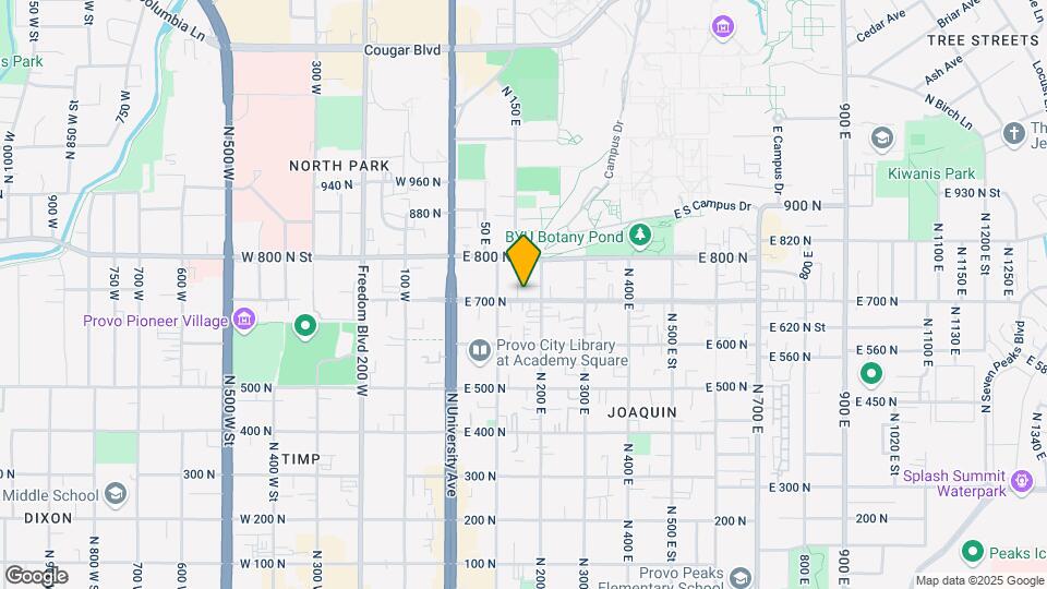 161 E 700 N, Unit 5 Map and Location Details