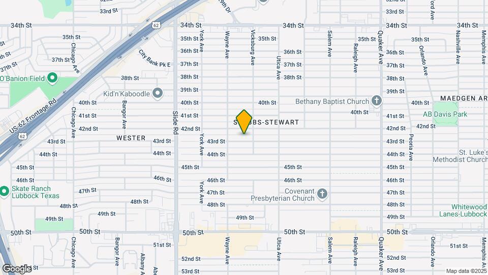 4908 43rd St Map and Location Details