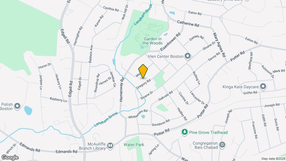 62 Gregory Rd Map and Location Details