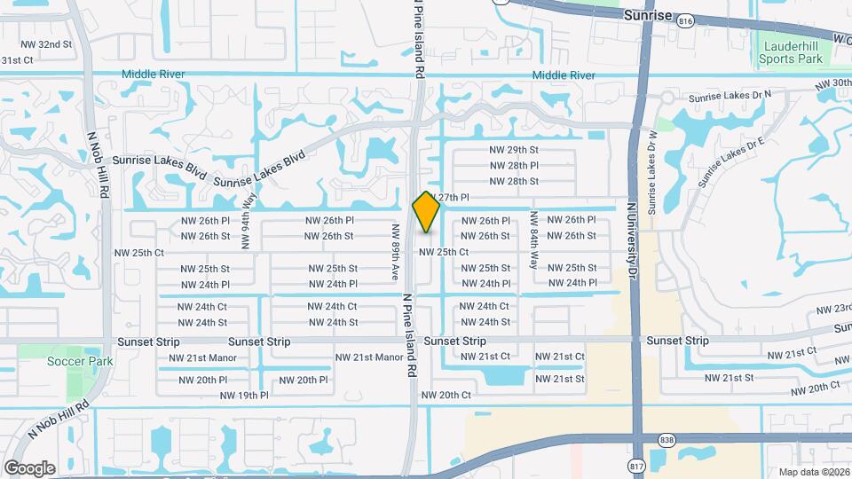 2591 NW 87th Ln Map and Location Details