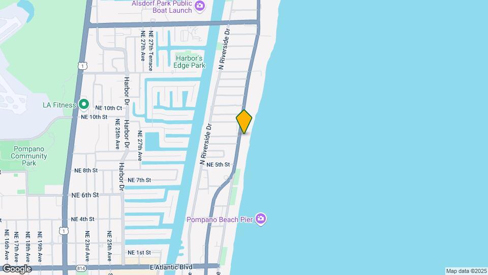 552 North Ocean Blvd Map and Location Details