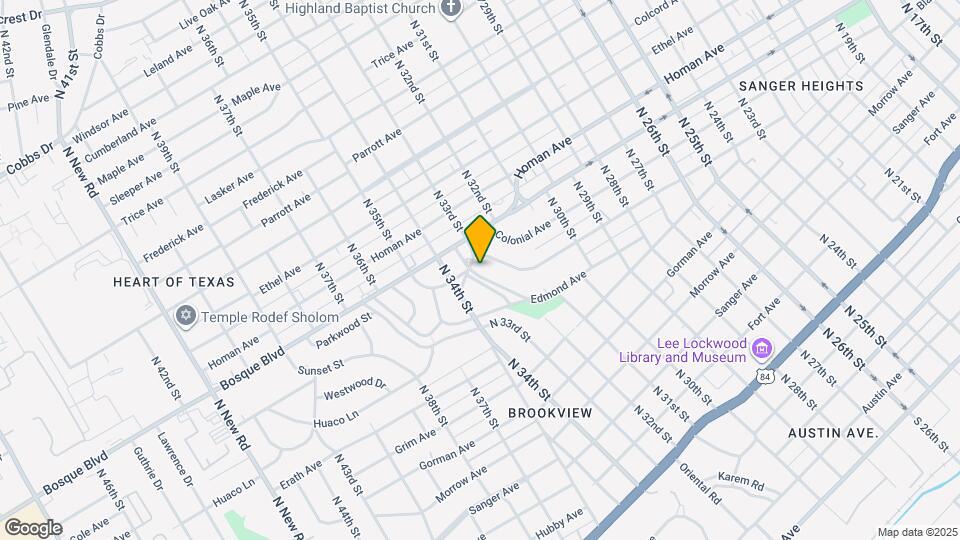 3241 Edmond Ave Map and Location Details