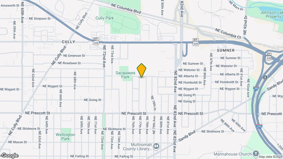 4926 NE 77th Ave Map and Location Details