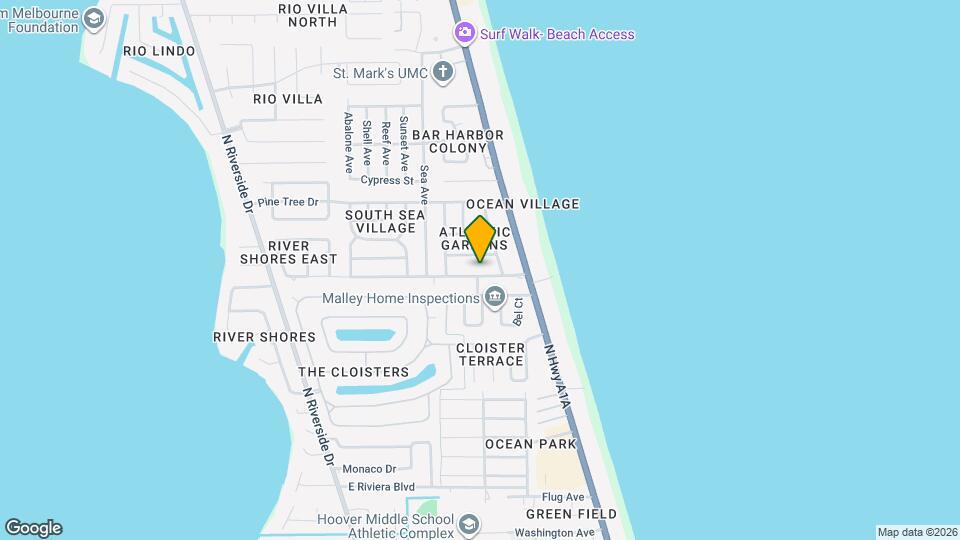 232 Coconut Dr Map and Location Details