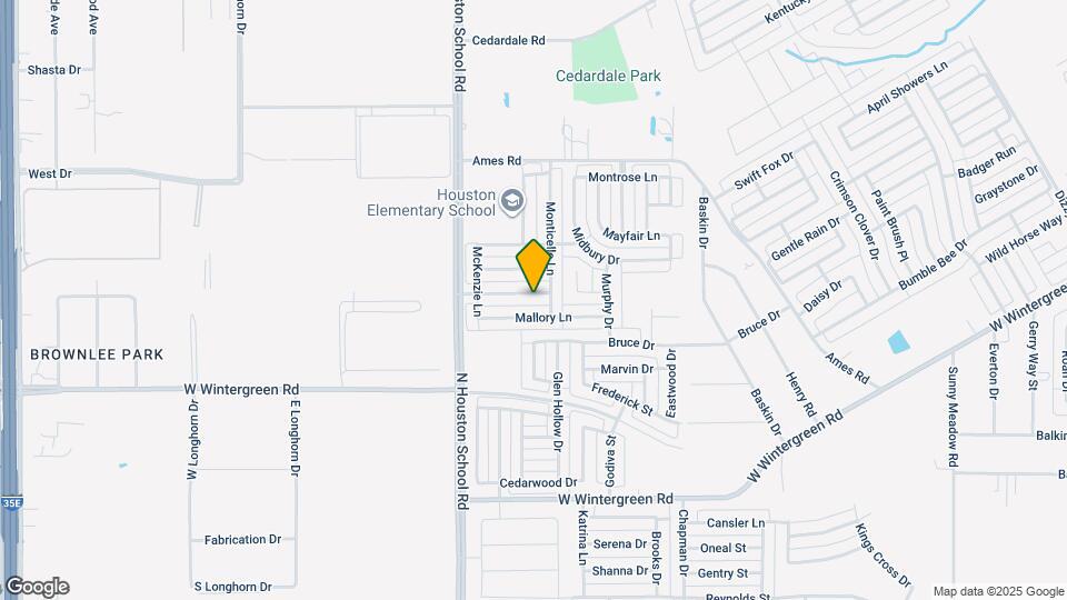 2422 Meadowgate Ln Mapa y Detalles de la Ubicación