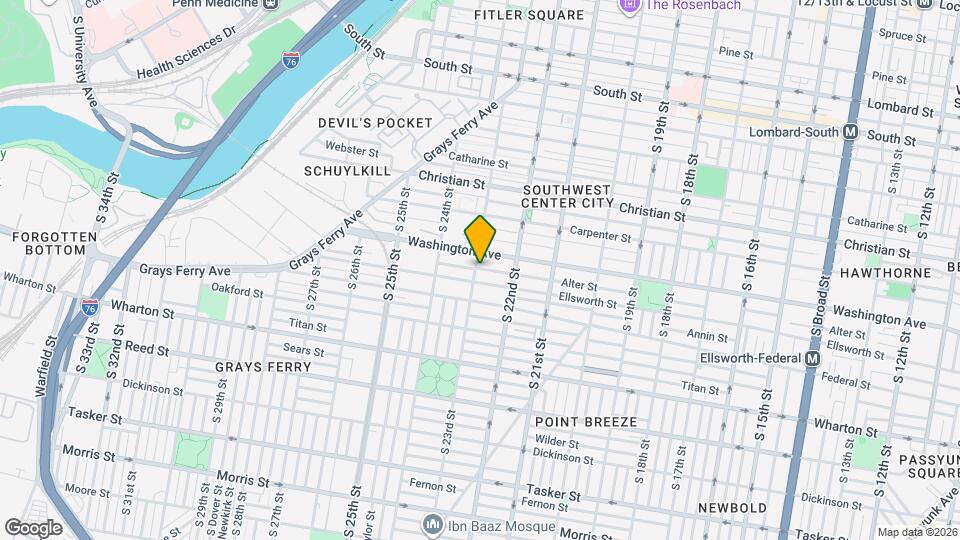 1109 S 23rd St, Unit 1st floor Map and Location Details