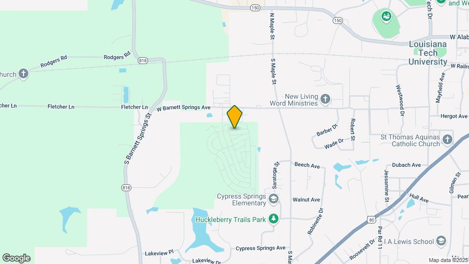 Tanyard Creek Student Housing Map and Location Details