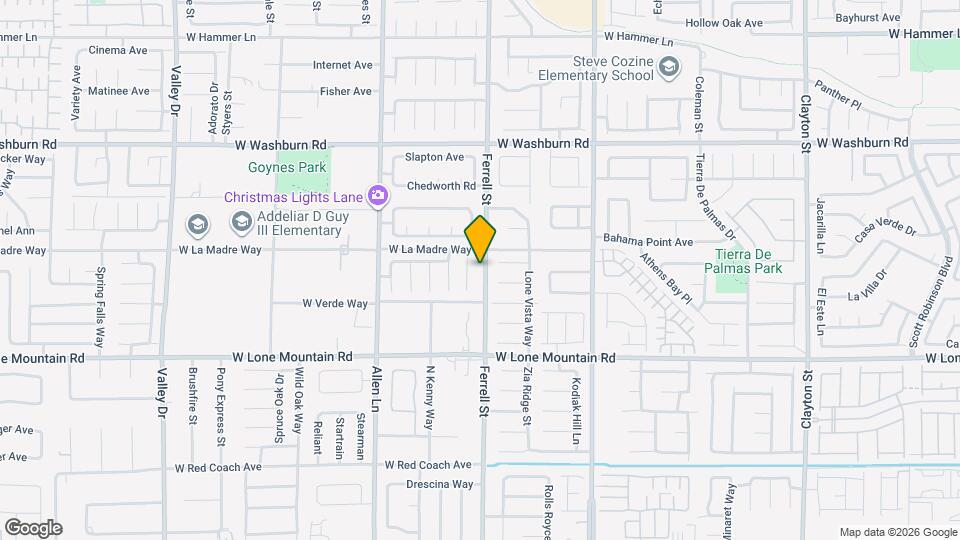 4929 Ferrell St Map and Location Details
