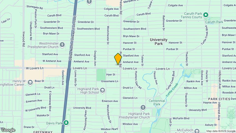 4104 Lovers Ln Map and Location Details