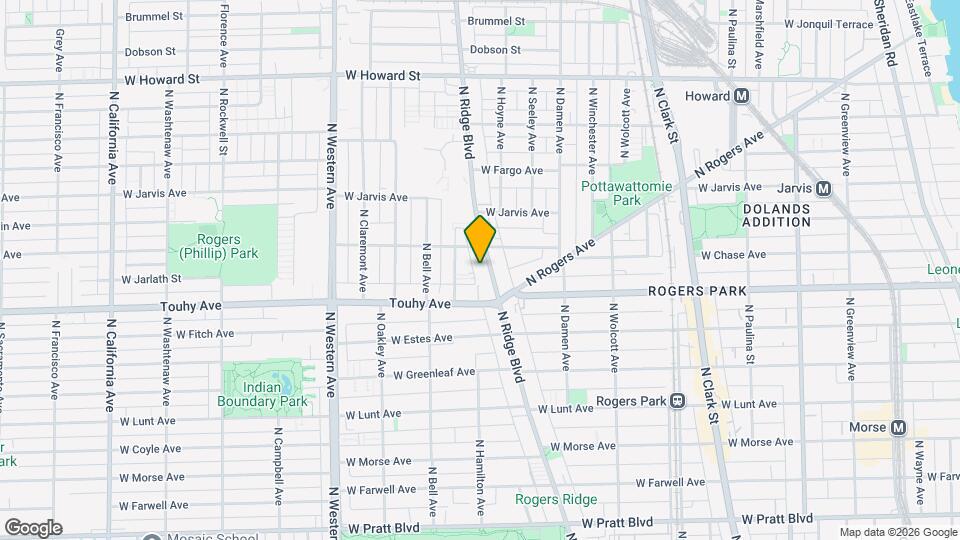 7234 N Ridge Blvd, Unit #103 Mapa y Detalles de la Ubicación