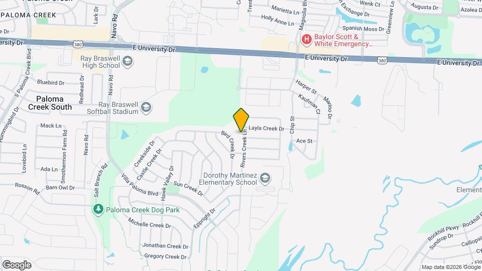 824 Rivers Creek Ln Map and Location Details