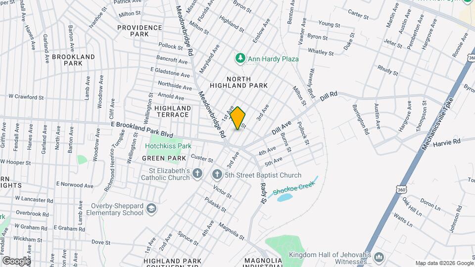 3013 2nd Ave, Unit B Map and Location Details