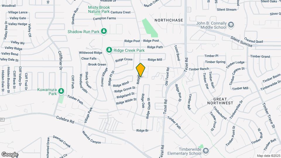 6254 Ridgebrook St Map and Location Details