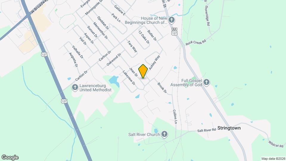 213 Jean St Map and Location Details