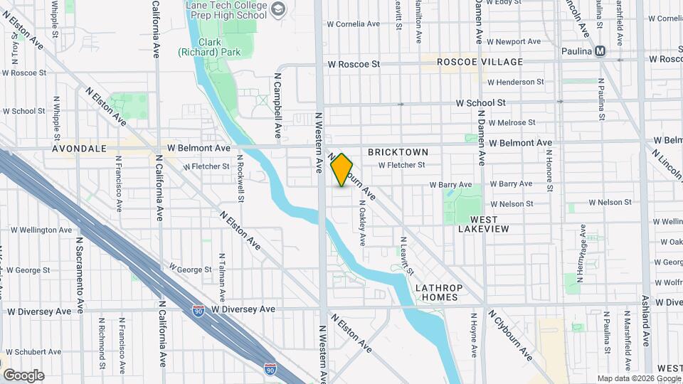 2329 W Barry Ave Map and Location Details