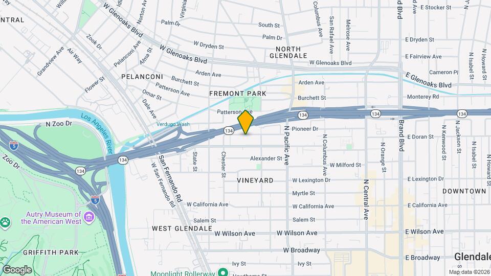 630 Pioneer Dr Map and Location Details