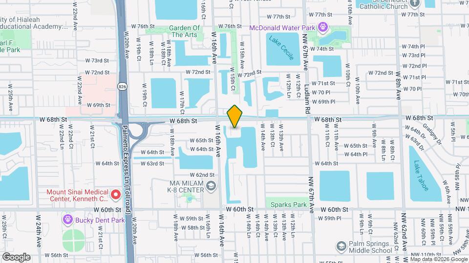 6691 W 15th Ct Map and Location Details