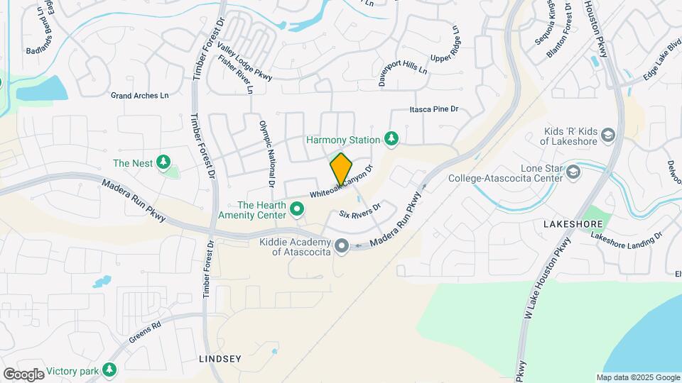 16526 Whiteoak Canyon Dr Map and Location Details