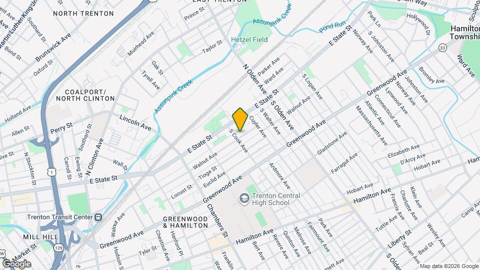 416 Walnut Ave Mapa y Detalles de la Ubicación