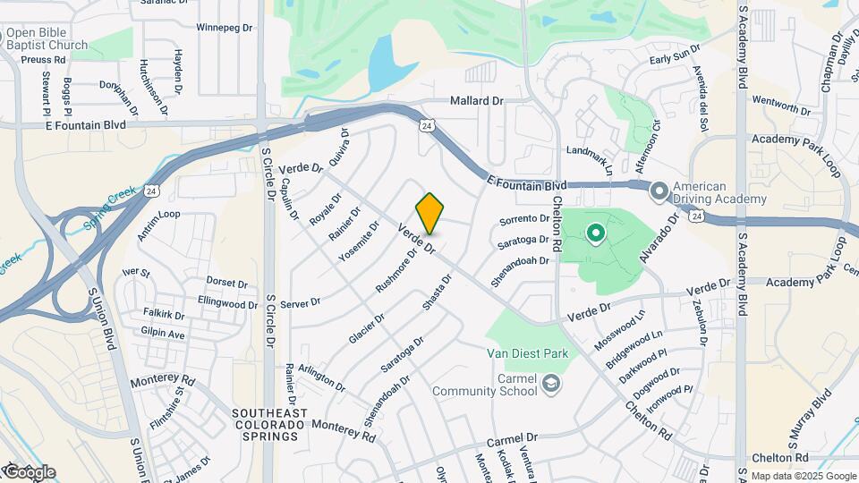 1320 Verde Dr Map and Location Details