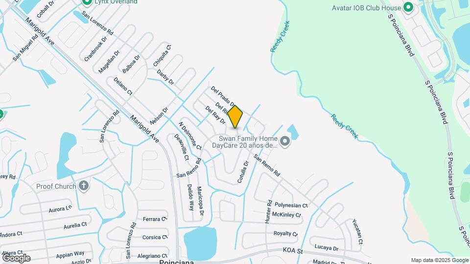 704 Del Rio Way Mapa y Detalles de la Ubicación