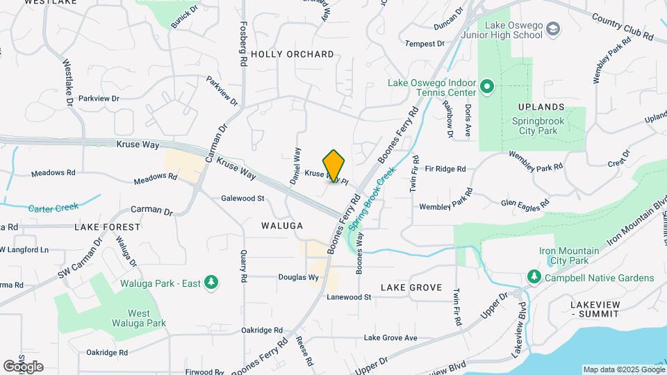 The Springs Living at Lake Oswego Map and Location Details
