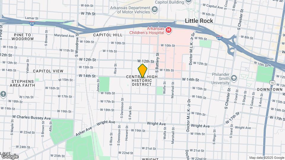 1403 S Schiller St Map and Location Details