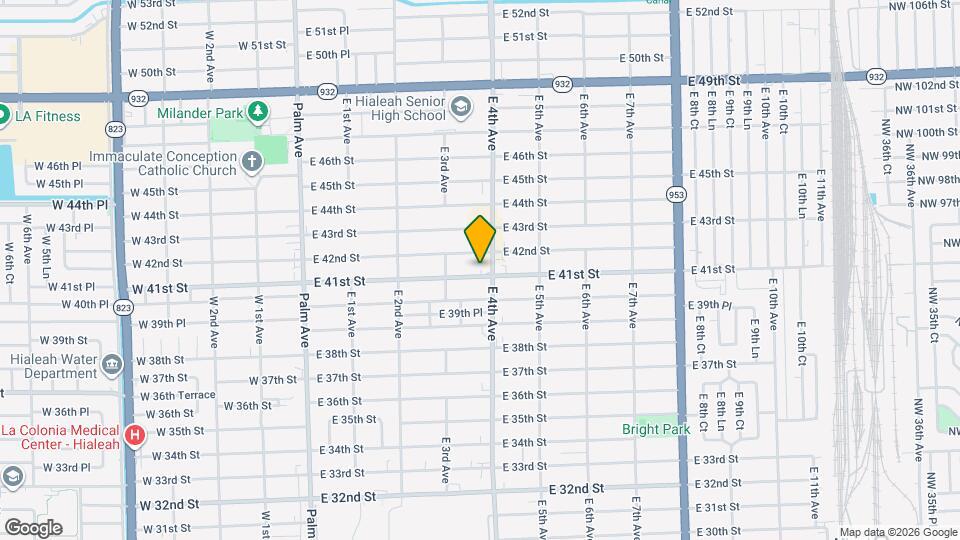 351 E 41st St Map and Location Details