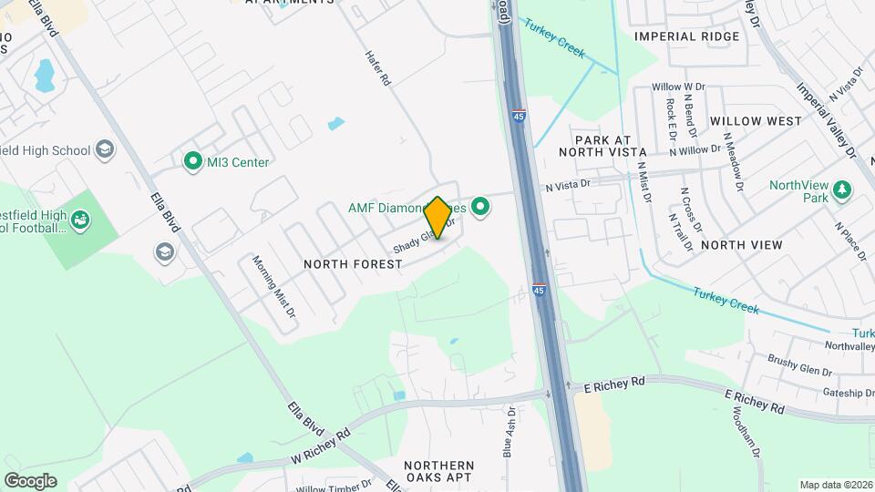 406 Mistywood Dr Map and Location Details