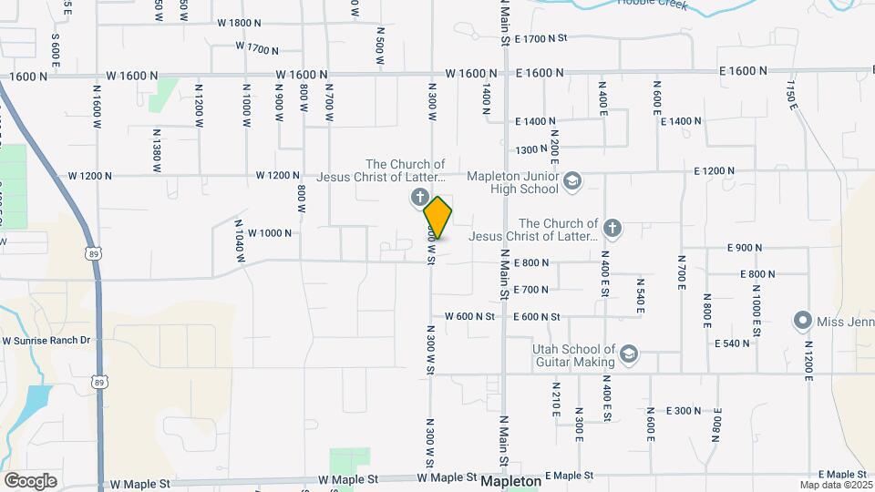 856 N 300 W Map and Location Details
