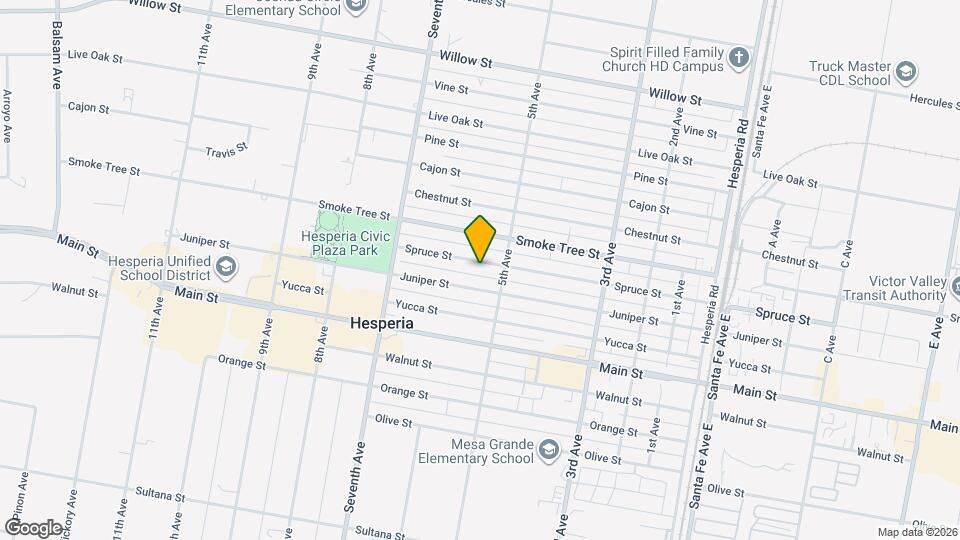 16109 Spruce St Map and Location Details