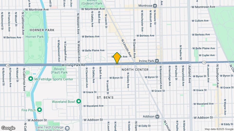 2117 W Irving Park Rd Map and Location Details