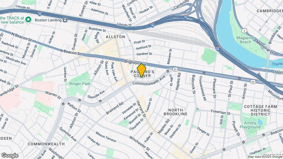 1185 Commonwealth Ave, Unit 2 Map and Location Details