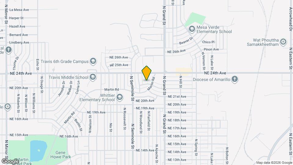 3411 NE 22nd Ave Map and Location Details